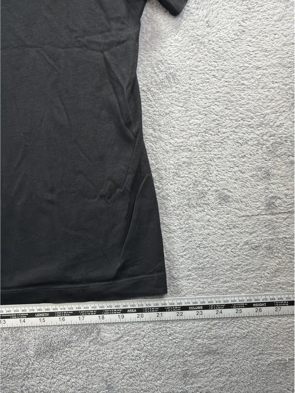True Religion Men's Black Crew Neck Short Sleeve Multi-Patch Graphic Tee